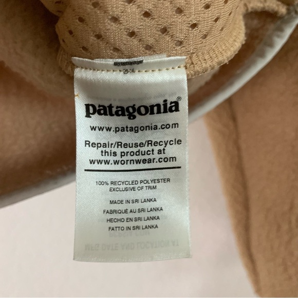 Patagonia womens retro pile fleece marsupial pull over sweater M - Picture 8 of 9